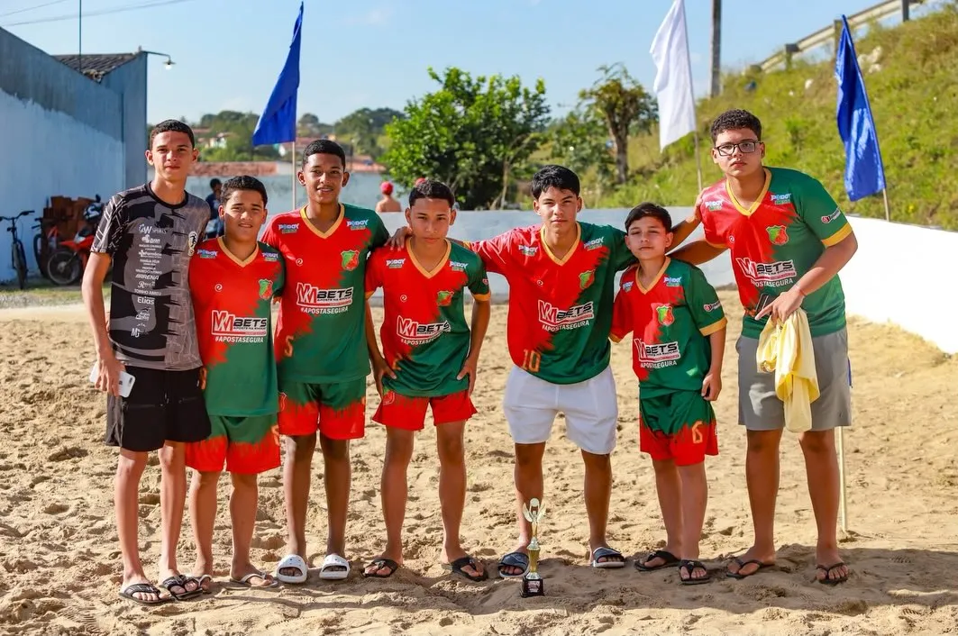 Somos a TERCEIRA MELHOR EQUIPE DA PARAÍBA DE BEACH SOCCER na categoria Sub-16.