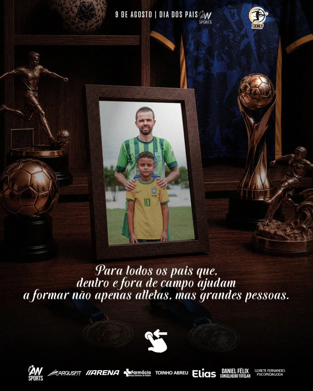 Aos que ensinam pelo exemplo, incentivam cada passo e vibram a cada conquista. Que o amor e os valor...